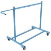 Trolley for starting blocks for training
