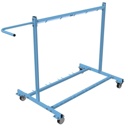 Trolley for starting blocks for training
