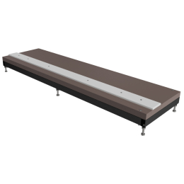 Long jump take-off bar with indicator bar 1.22×0.34×0.1 m (without plasticine)