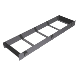 Cassette for a push bar (metal base)