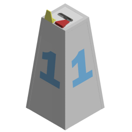 Набор стартовых тумб на 8 дорожек