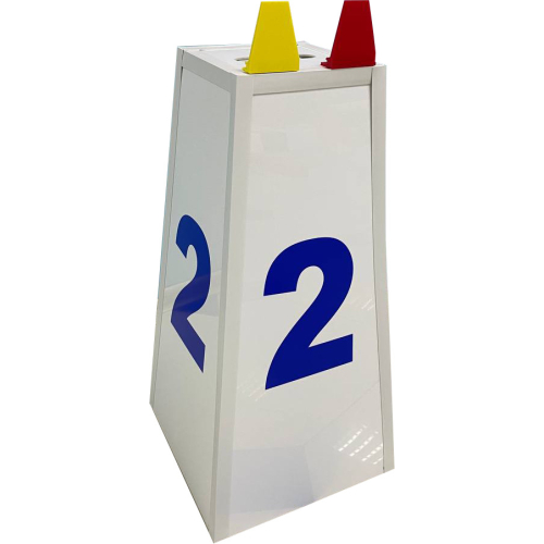 Set of 8-lane starting blocks