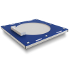 Hoop with segment for shot put competition (portable circle for indoor shot put)