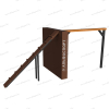 Incline Board Fence