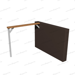 Элемент полосы препятствий "Забор с наклонной доской"