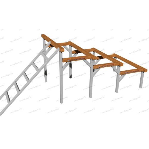 Obstacle course element "Destroyed stairs"