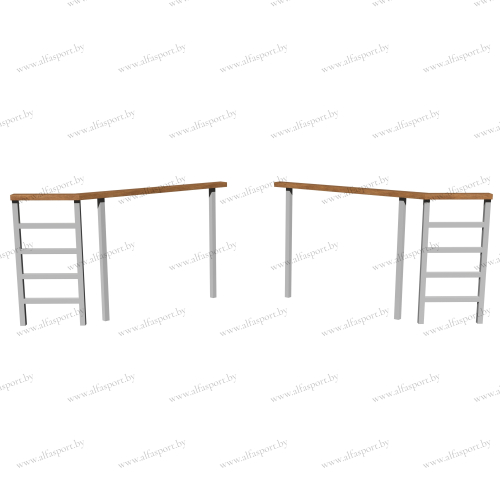 Obstacle course element "Destroyed bridge"