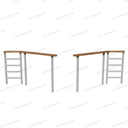 Элемент полосы препятствий "Разрушенный мост"