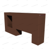 Obstacle course element "Wall with Two Breaks"
