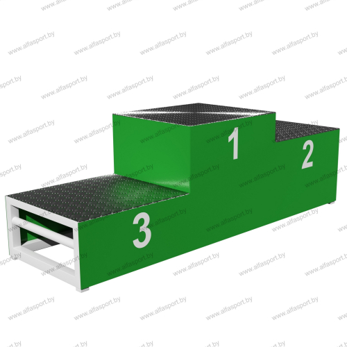 The podium for the award