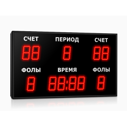 Универсальное спортивное табло Импульс-710-D10x11xN6 