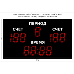 Табло универсальные Импульс-713-D13x11xN4