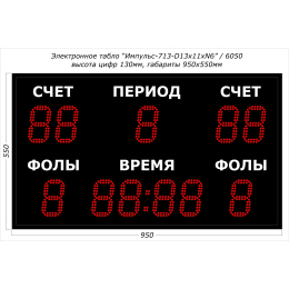 Табло универсальные Импульс-713-D13x11xN6