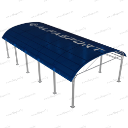 Shade canopy for exercise equipment