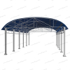 Shade canopy for exercise equipment