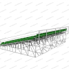 Dismountable stand 3-14 rows