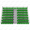 Dismountable stand 3-14 rows