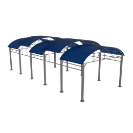 Shade canopy for exercise equipment