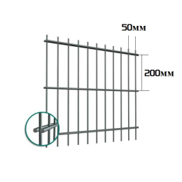 Ограждение для спортивных площадок 2D