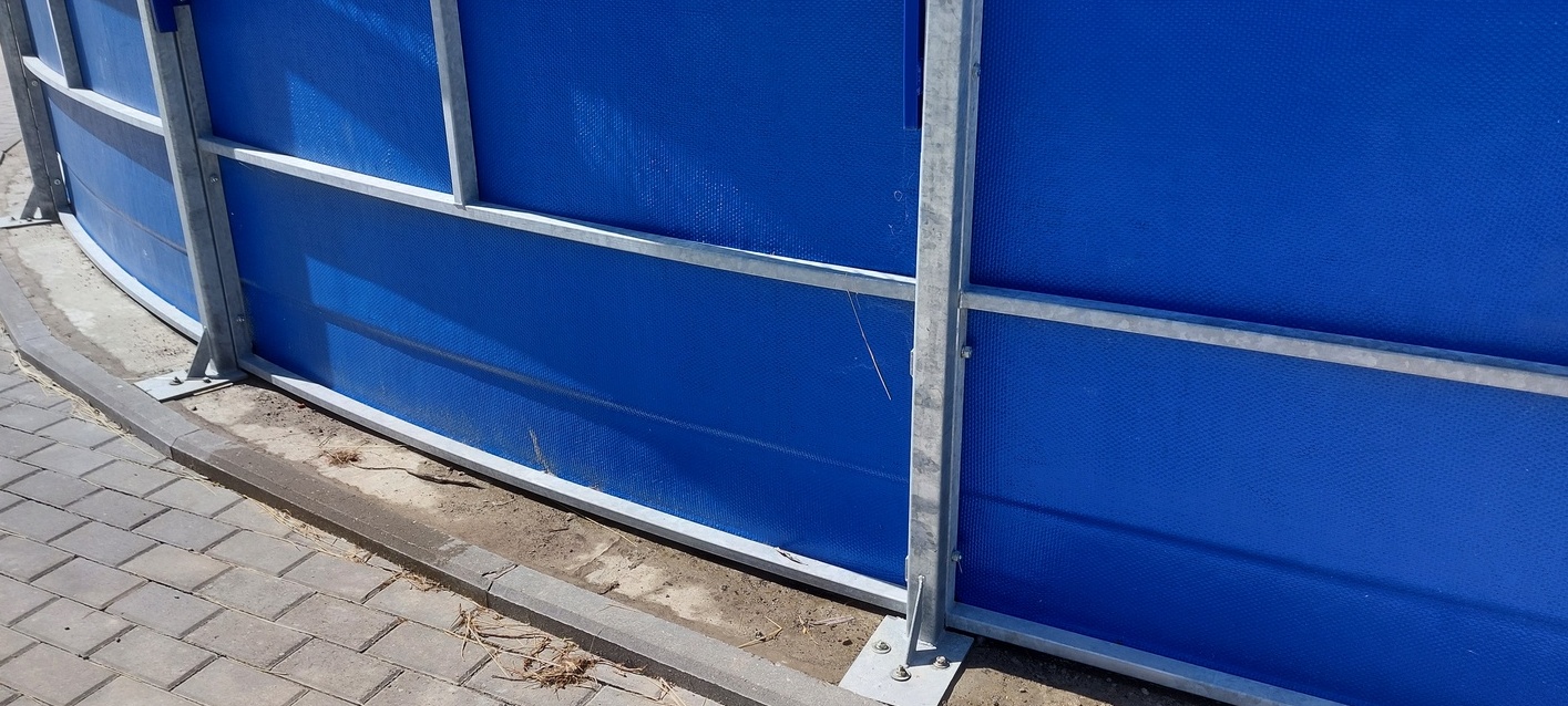 Хоккейная коробка стеклопластик